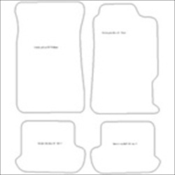 Honda Prelude MK3 Car Mats